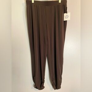CHICO’S NWT KNIT KIT SKIMMER 26IN PANT FASHION, COCOA BEAN COLOR SZ/1
